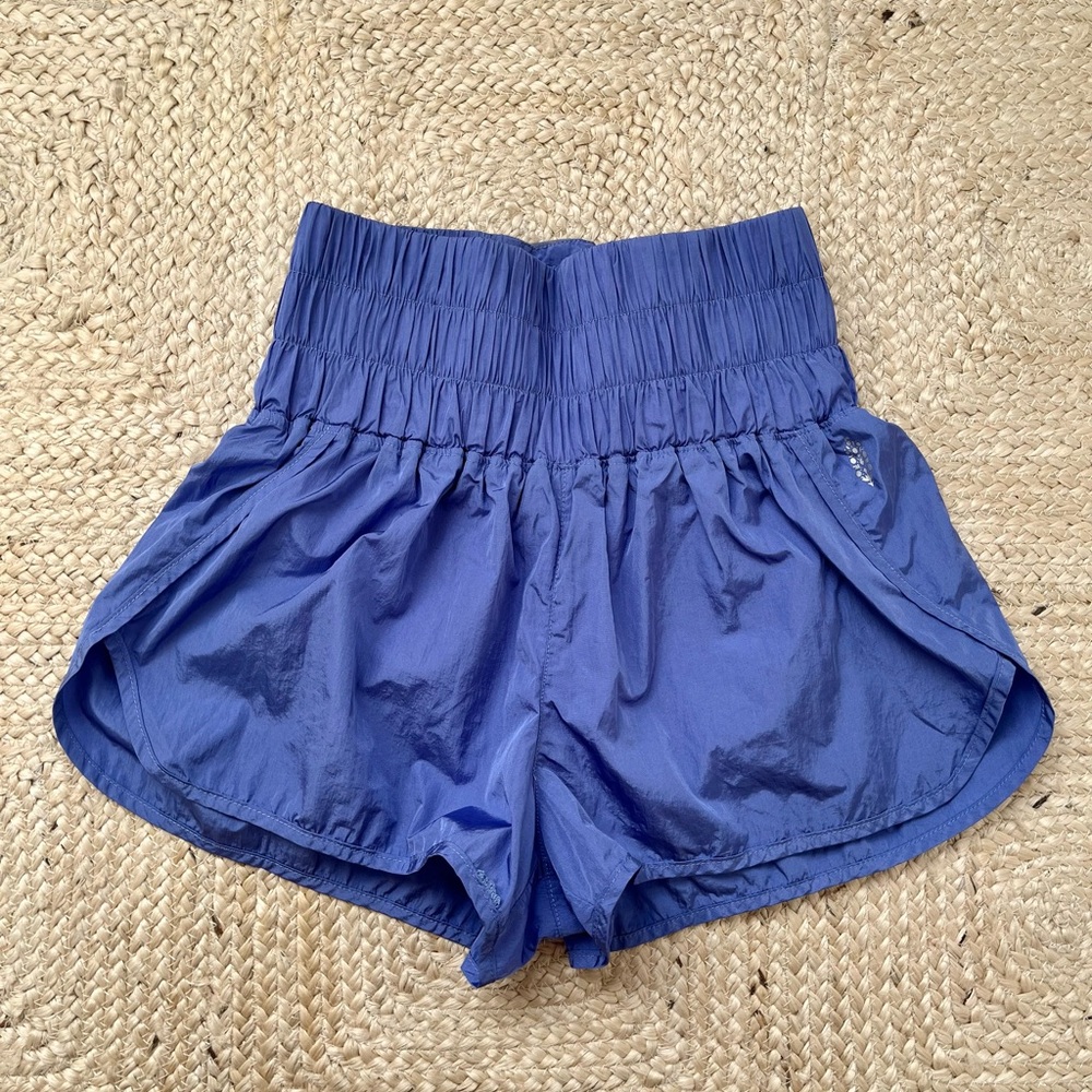 Women's Blue Free People movement Athletic Shorts